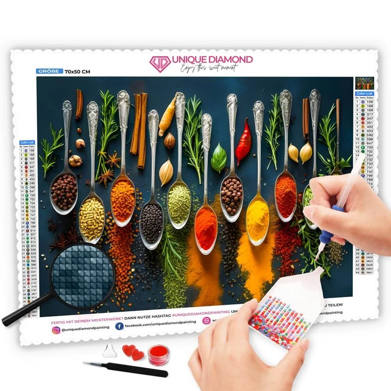 5D Diamond Painting – Gewürze