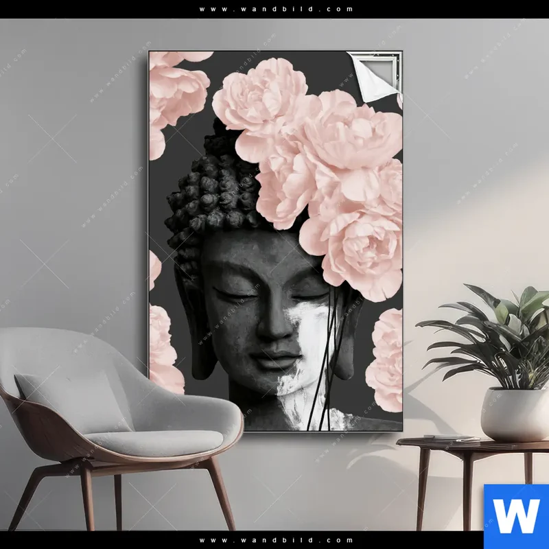 Spannbild | Buddha - Blüten der Stille | Hochformat