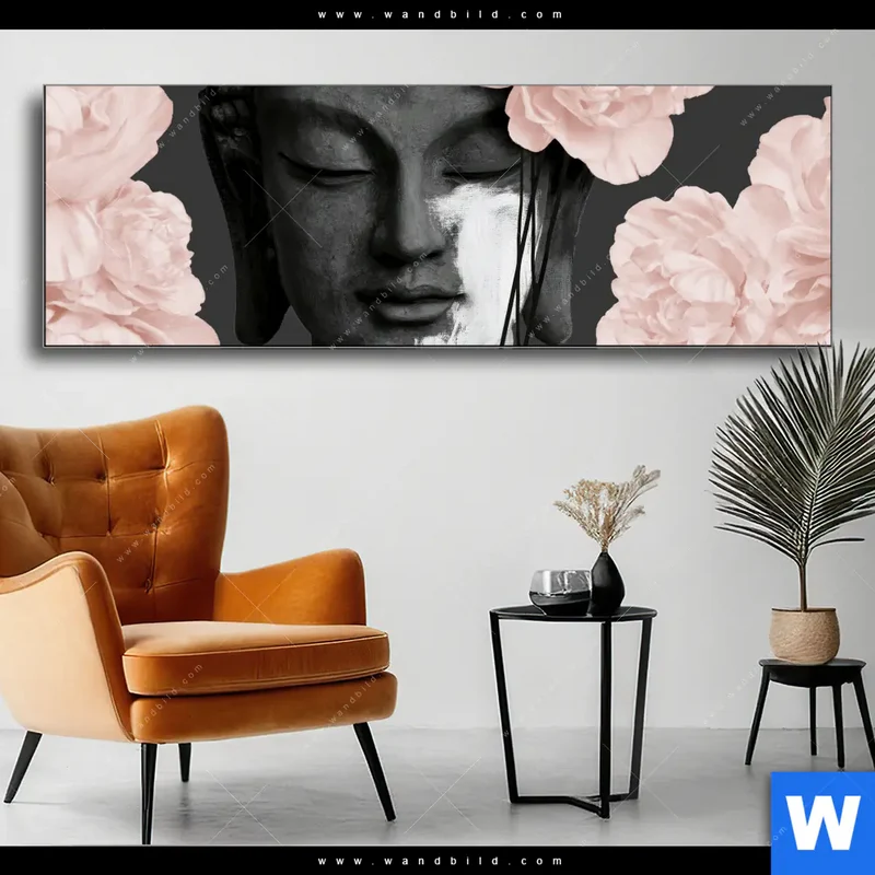 Wechselmotiv | Buddha - Blüten der Stille | Panorama