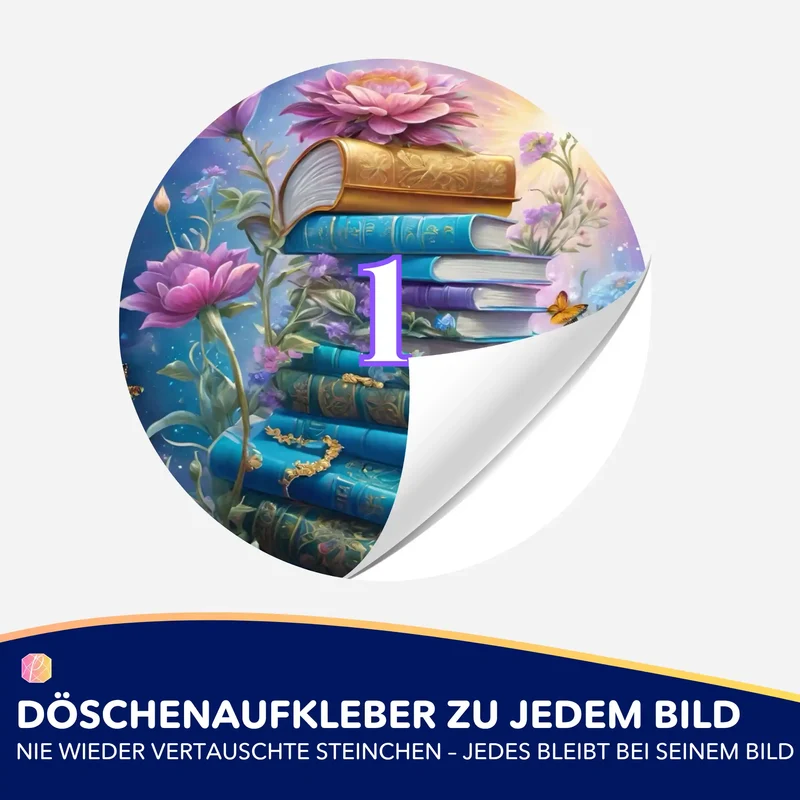 Döschenaufkleber - Book Lovers