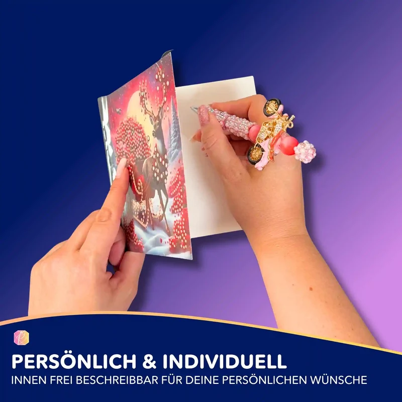 Diamond Painting Weihnachtskarten