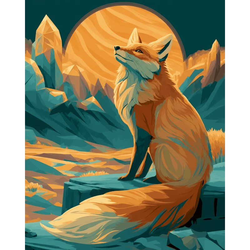 Fuchs in der Dämmerung