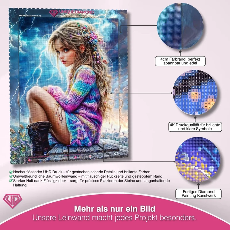 5D Diamond Painting – Moonlit Feline Fantasy