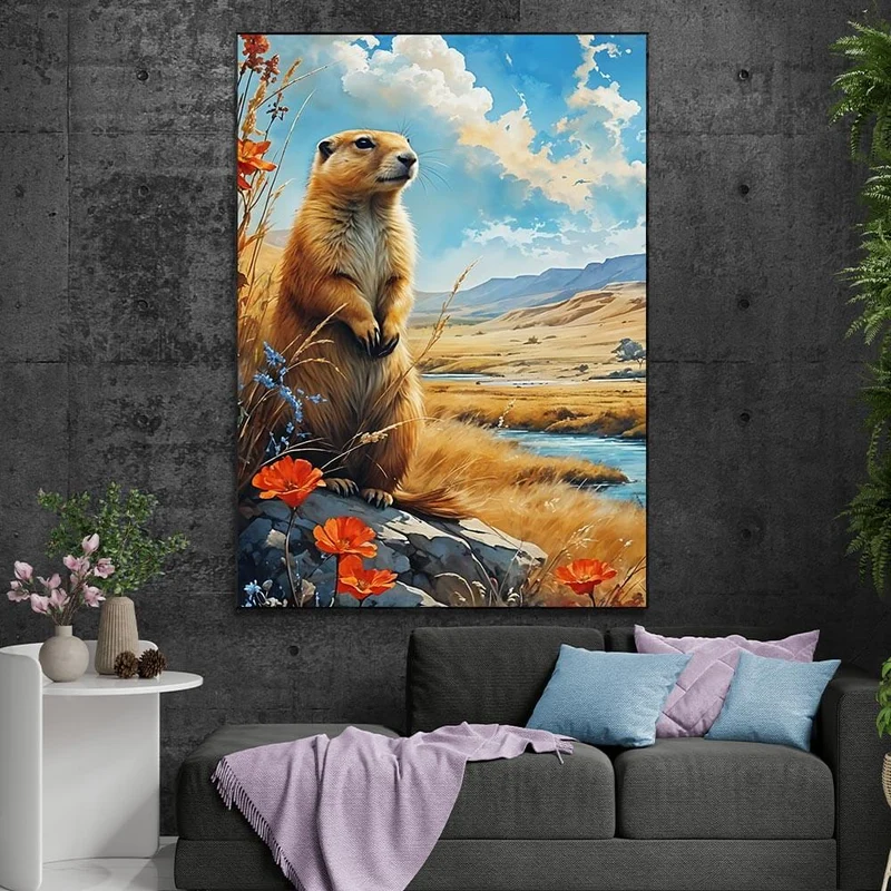 5D Diamond Painting – Wächter der Wiese