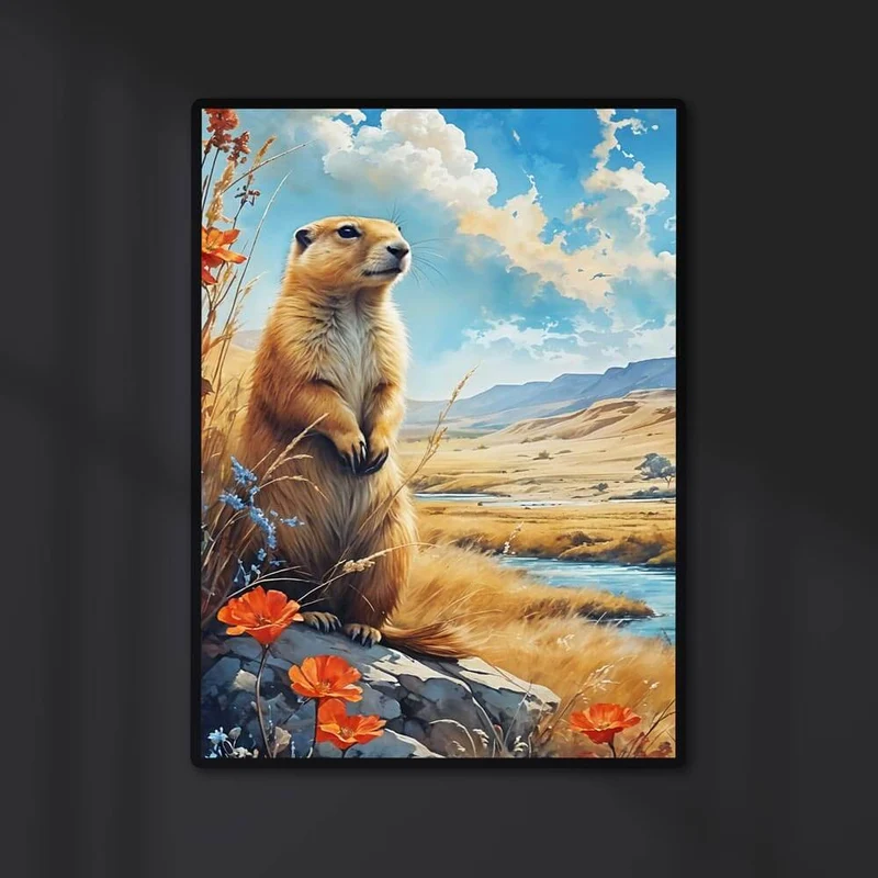 5D Diamond Painting – Wächter der Wiese