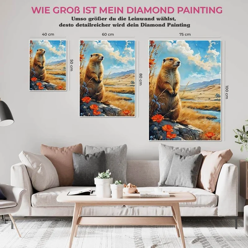 5D Diamond Painting – Wächter der Wiese