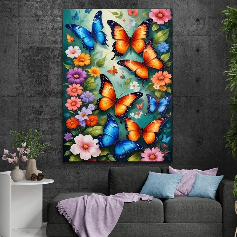 5D Diamond Painting – Butterfly Symphony