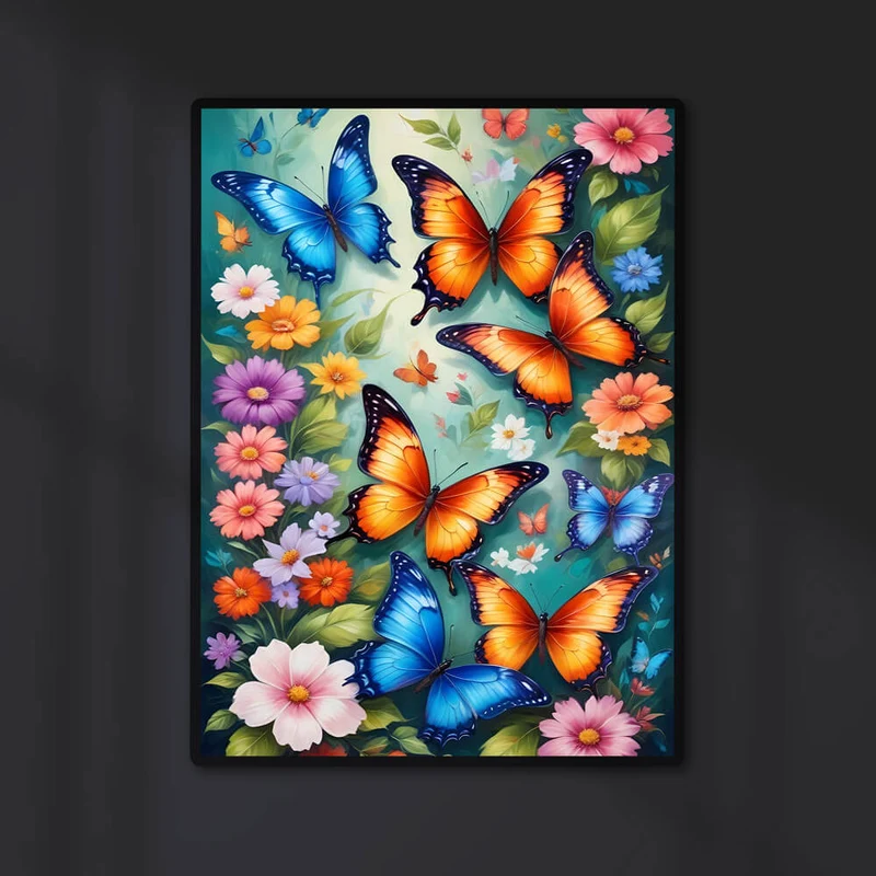 5D Diamond Painting – Butterfly Symphony