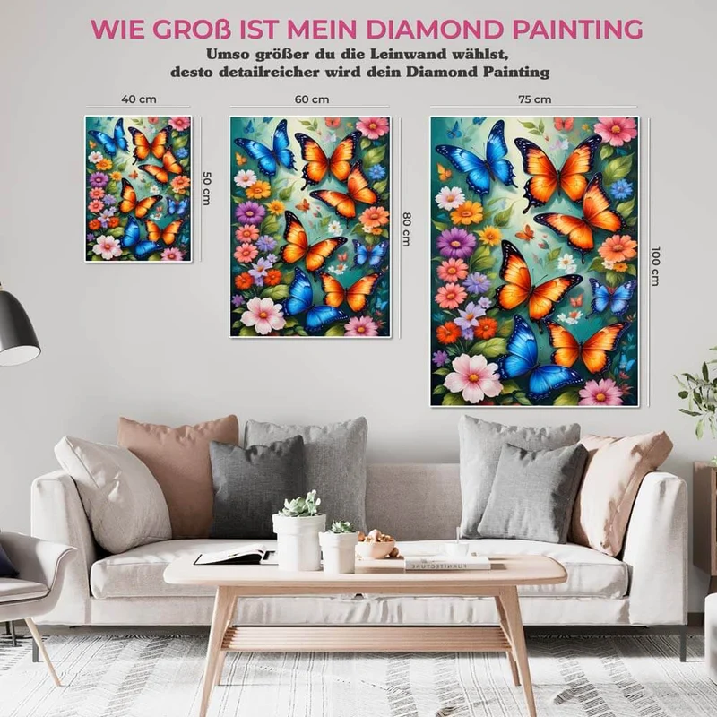 5D Diamond Painting – Butterfly Symphony