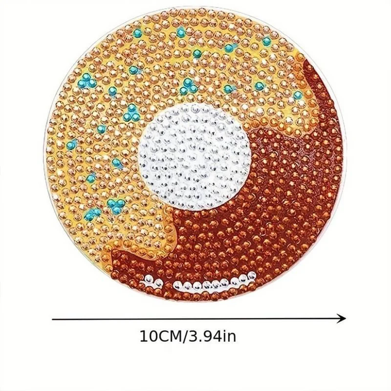 5D Diamond Painting Untersetzer Donuts