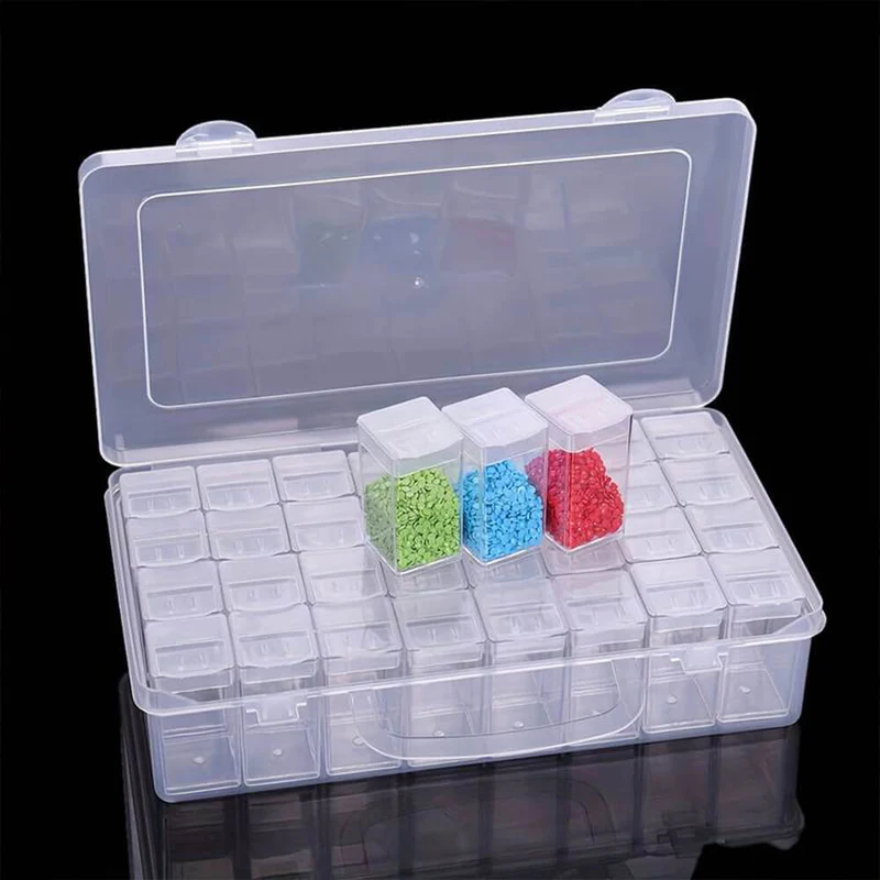 Diamond Painting XL Aufbewahrungsbox mit 32 Große Fächer