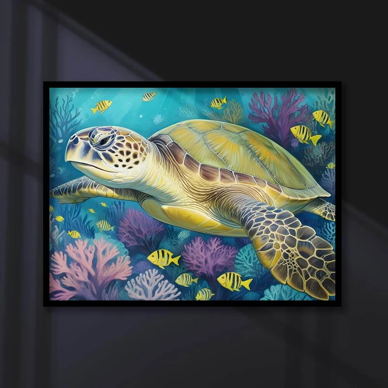 5D Diamond Painting – Schildkröte