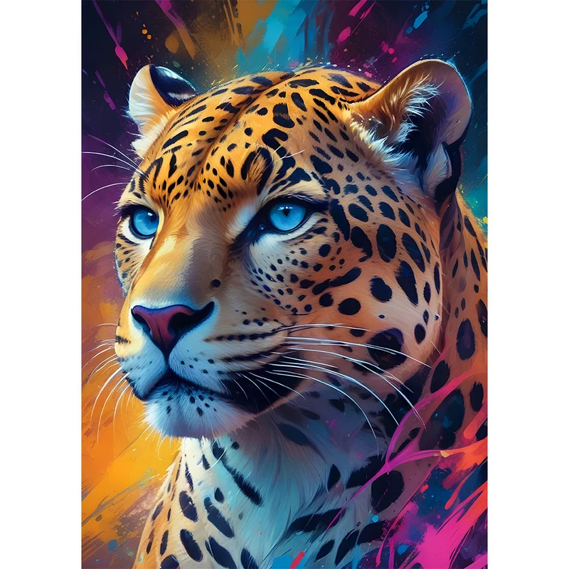 5D Diamond Painting – Leopard