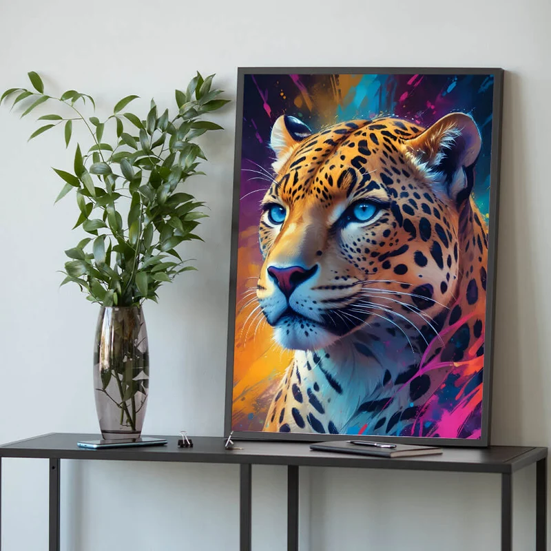 5D Diamond Painting – Leopard