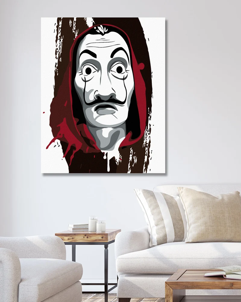 Diamond painting - GRAFIK-MASKE (La casa de papel)
