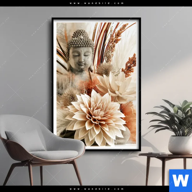 Poster | Buddha – Harmonie der Natur | Hochformat