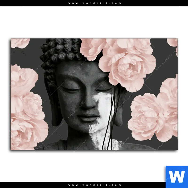 Poster | Buddha - Blüten der Stille | Querformat