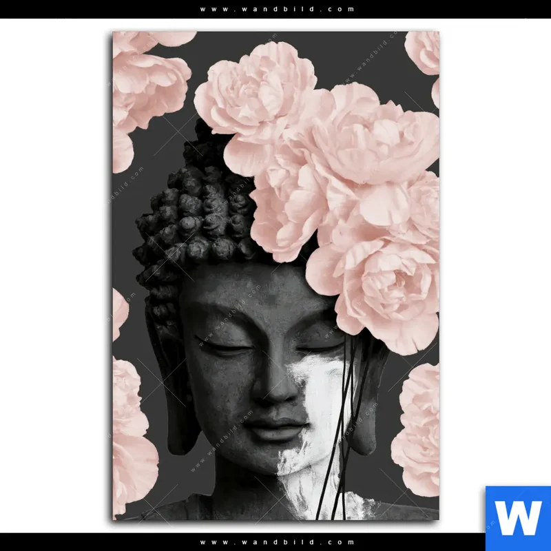 Wechselmotiv | Buddha - Blüten der Stille | Hochformat