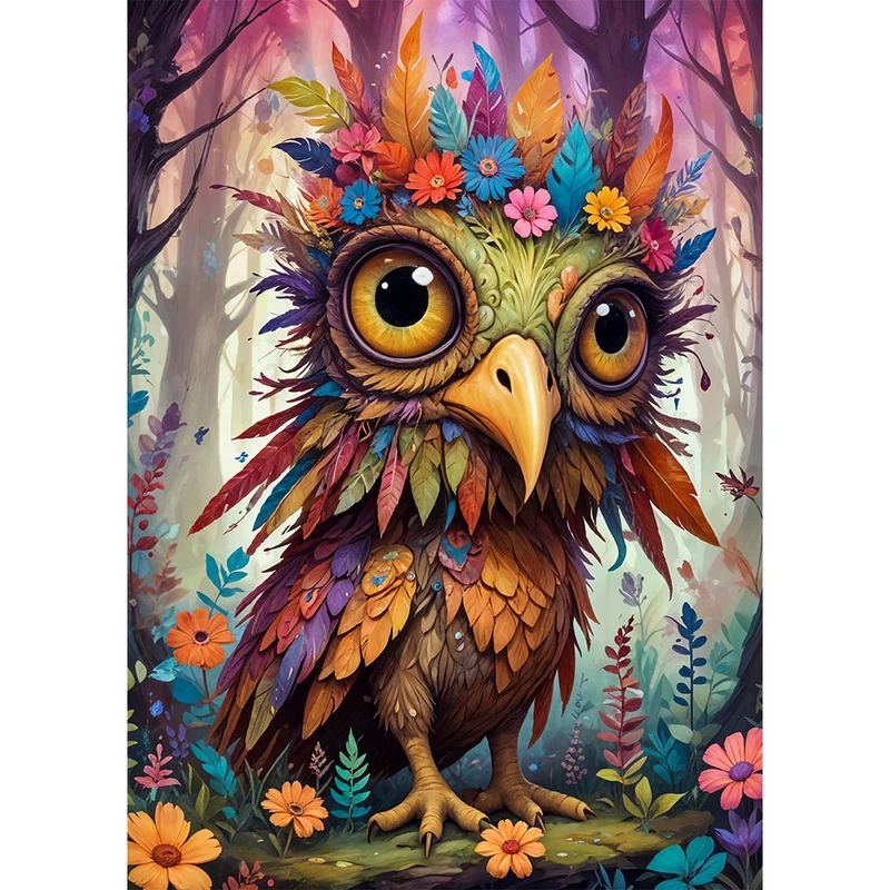 5D Diamond Painting – Whimsy Owl