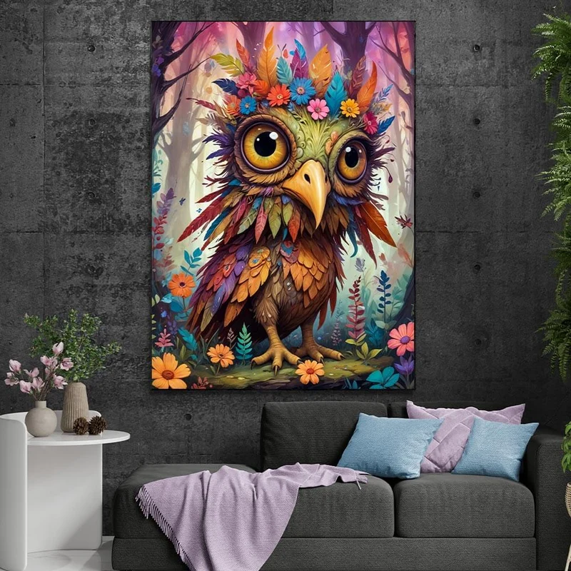 5D Diamond Painting – Whimsy Owl