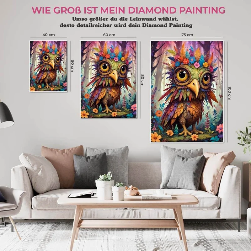 5D Diamond Painting – Whimsy Owl