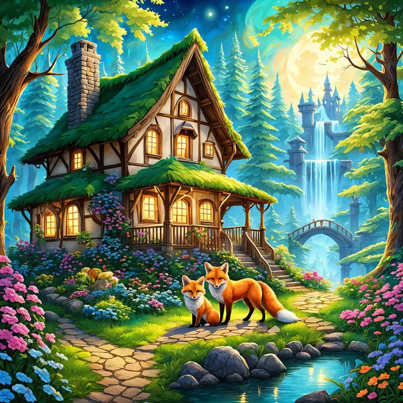 5D Diamond Painting – Enchanted Woodland