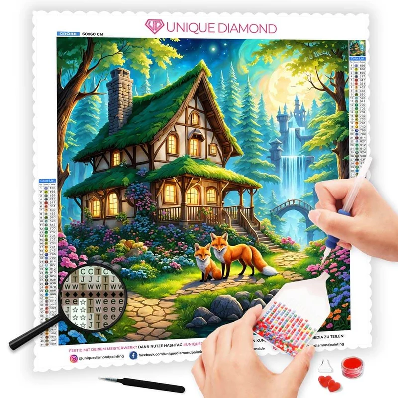 5D Diamond Painting – Enchanted Woodland