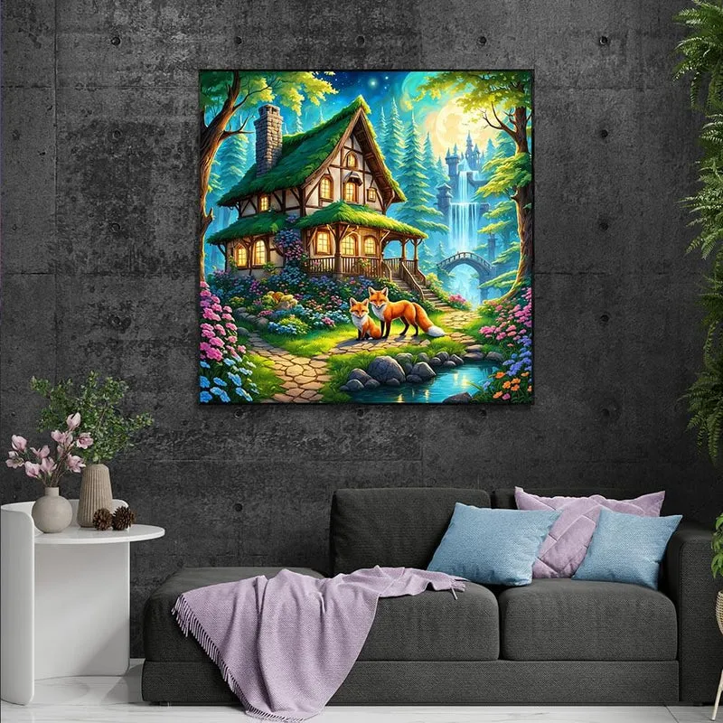 5D Diamond Painting – Enchanted Woodland