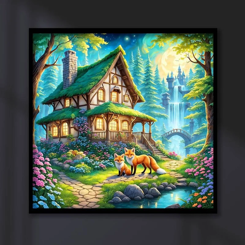 5D Diamond Painting – Enchanted Woodland