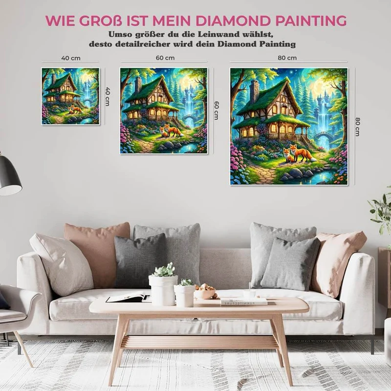 5D Diamond Painting – Enchanted Woodland