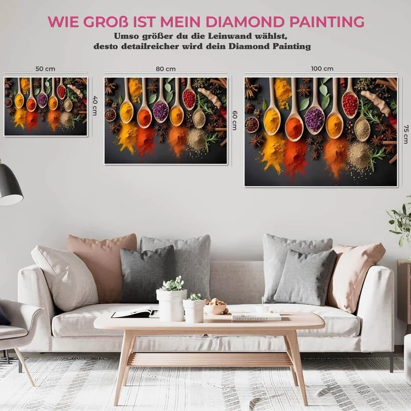 5D Diamond Painting – Steine Gewürze