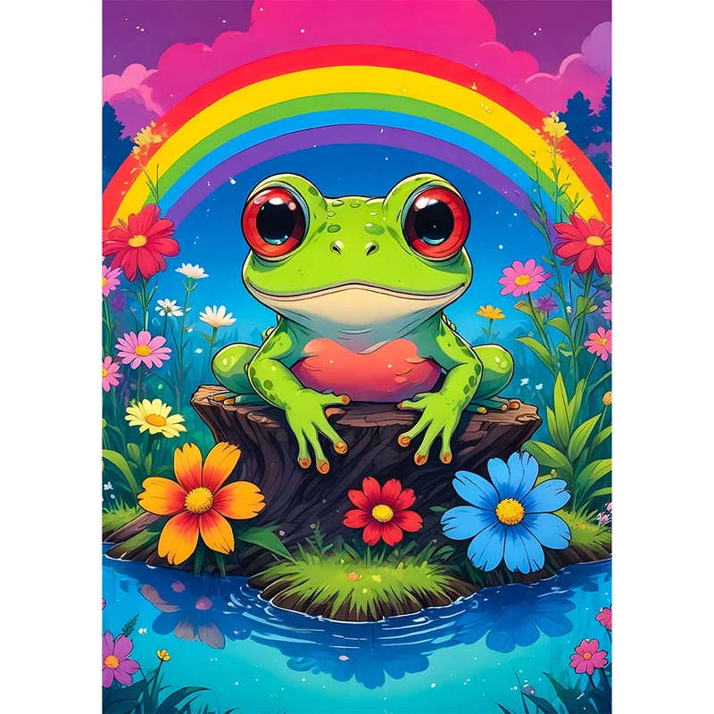 5D Diamond Painting – Frosch
