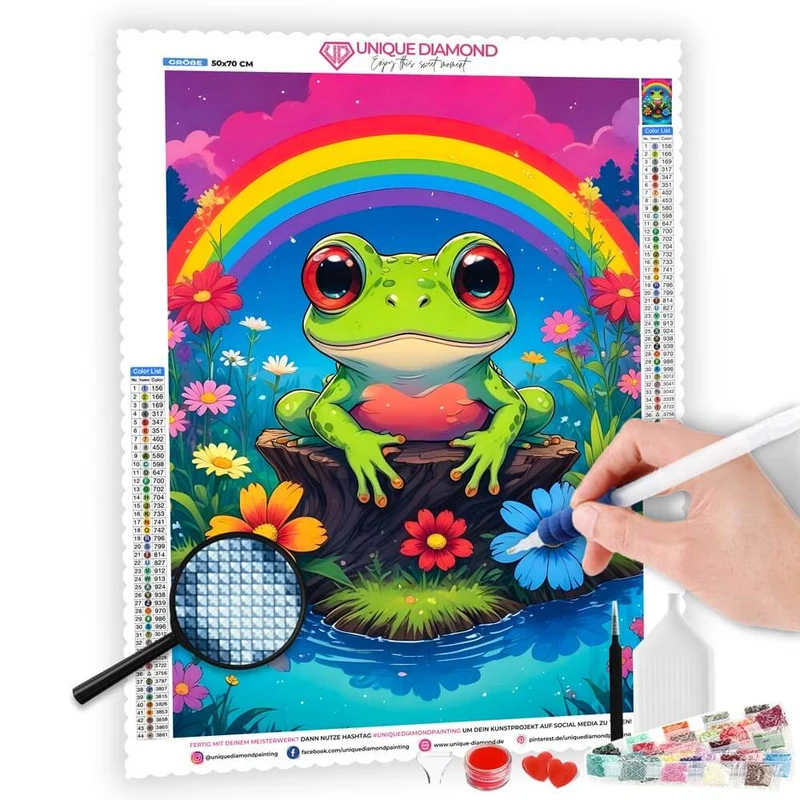 5D Diamond Painting – Frosch