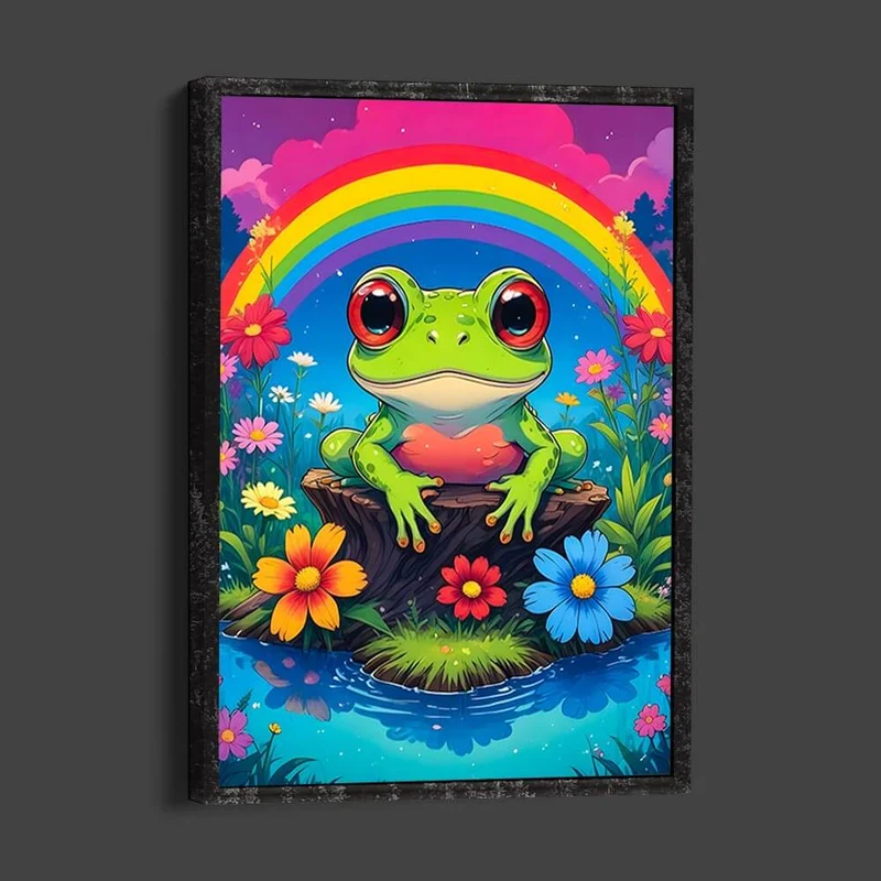 5D Diamond Painting – Frosch