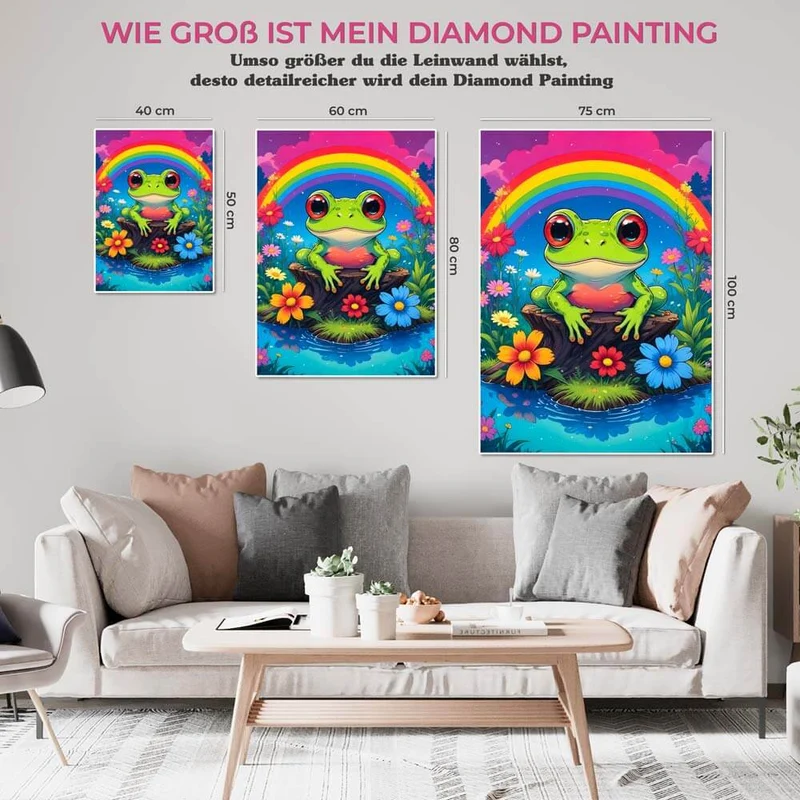 5D Diamond Painting – Frosch