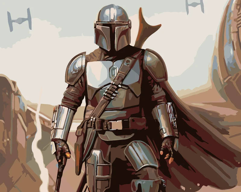 Diamond painting - MANDALORIAN