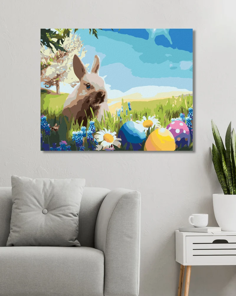 Diamond painting - KLEINER OSTERHASE