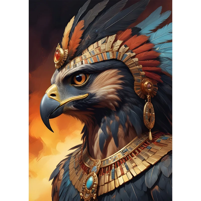 5D Diamond Painting – Falcon