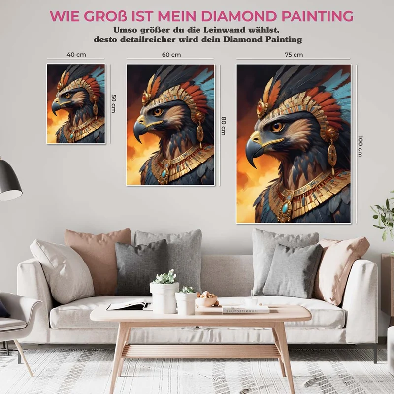 5D Diamond Painting – Falcon