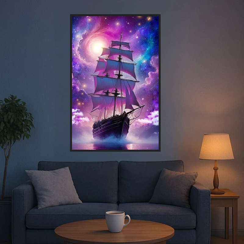 Diamond Painting XXL - Starlight Ocean