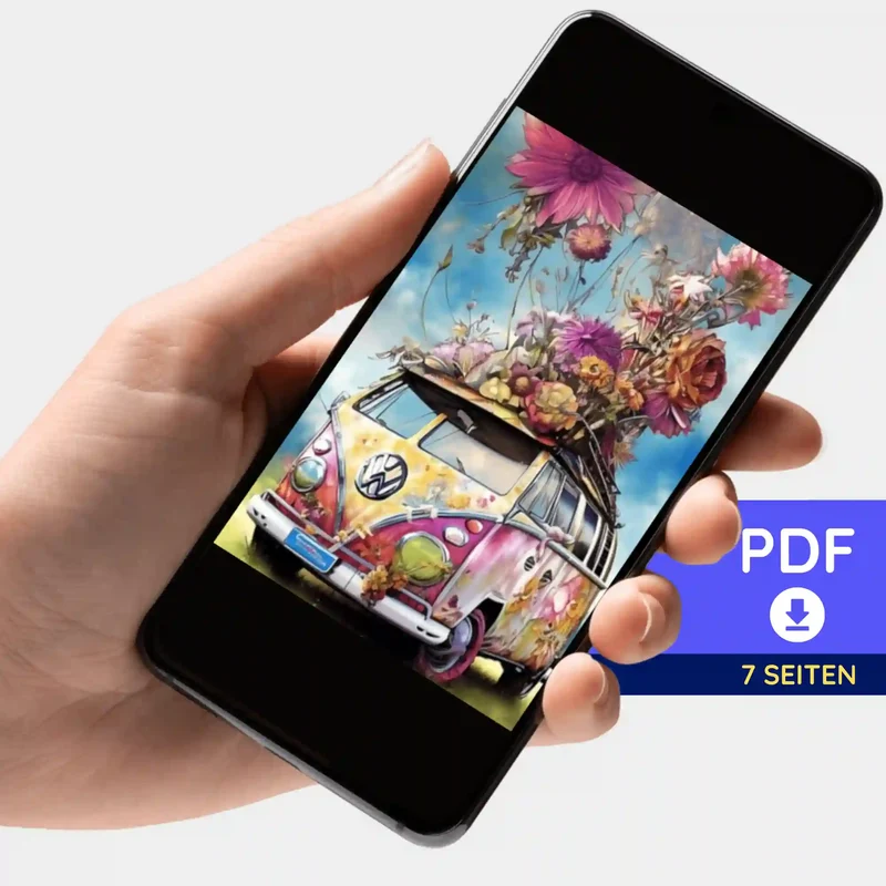 Digitale Bildmappe - Flower Power Bully