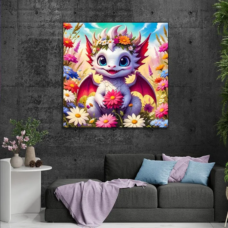 5D Diamond Painting – Cute Dragon