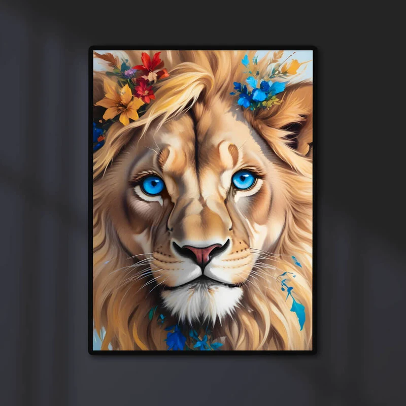 5D Diamond Painting – Lion