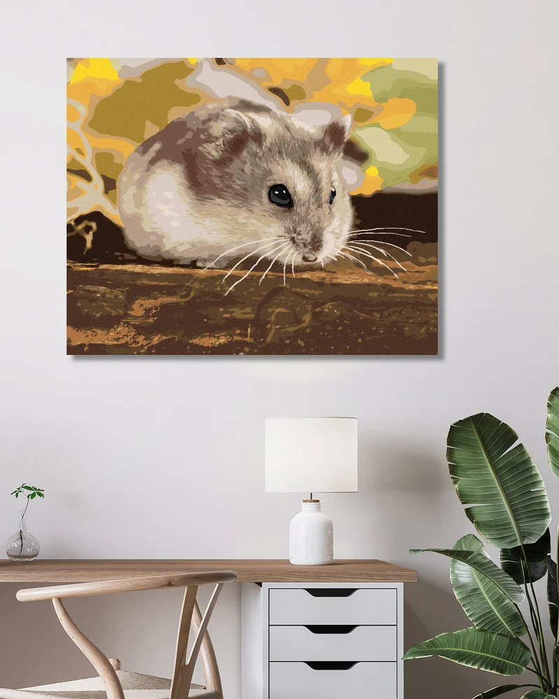Diamond painting - KLEINER HAMSTER