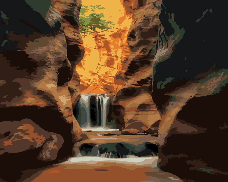 Diamond painting - KLEINE SCHLUCHT (DENNIS FRATES)
