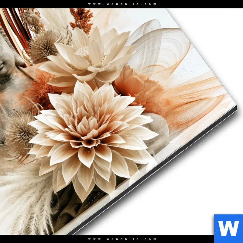 Alu-Dibond Bild | Buddha – Harmonie der Natur | Rund