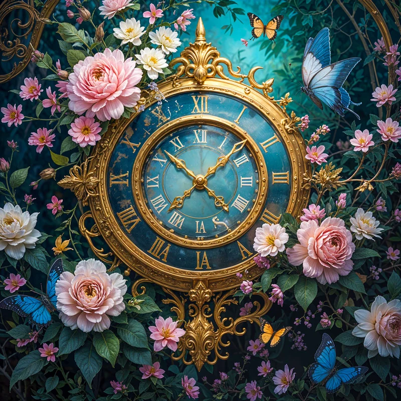 5D Diamond Painting – Time