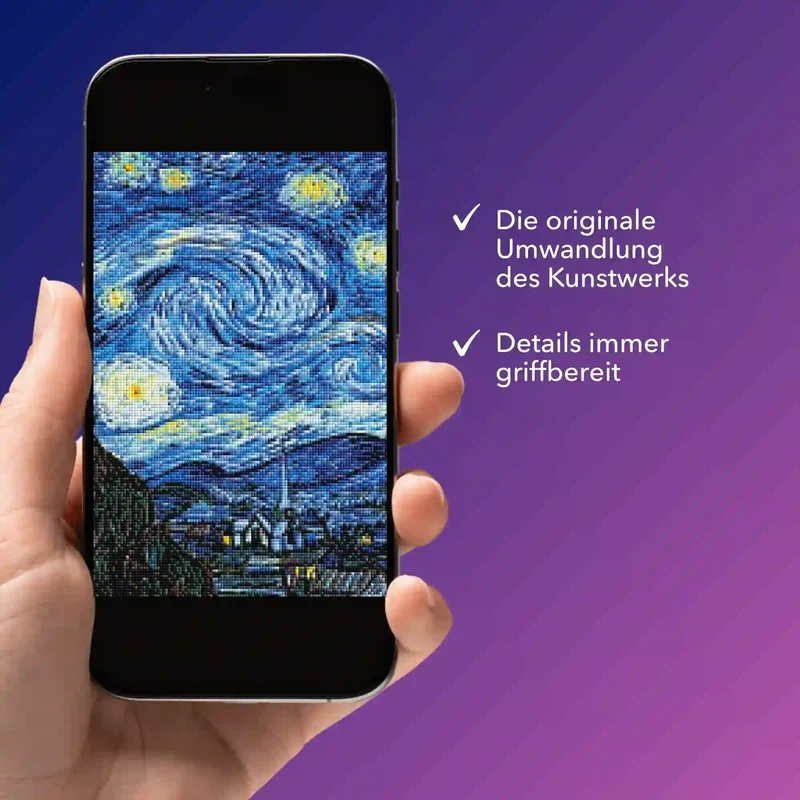 Digitale Bildmappe - Van Gogh "Sternennacht"