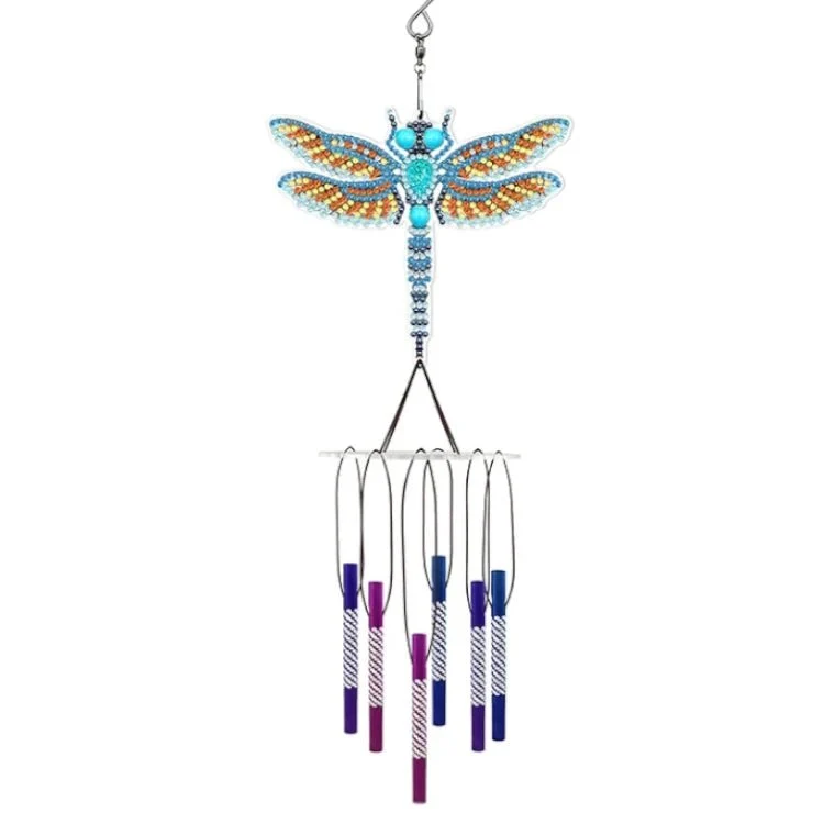 Libelle Windspiel - Diamond Painting