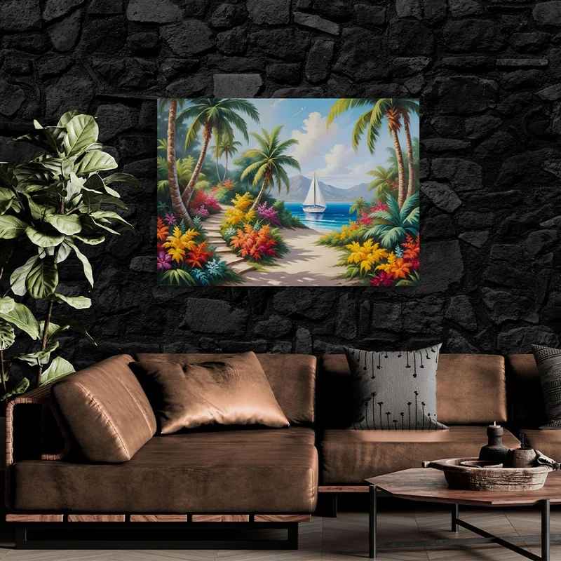 5D Diamond Painting – Tropical Beach
